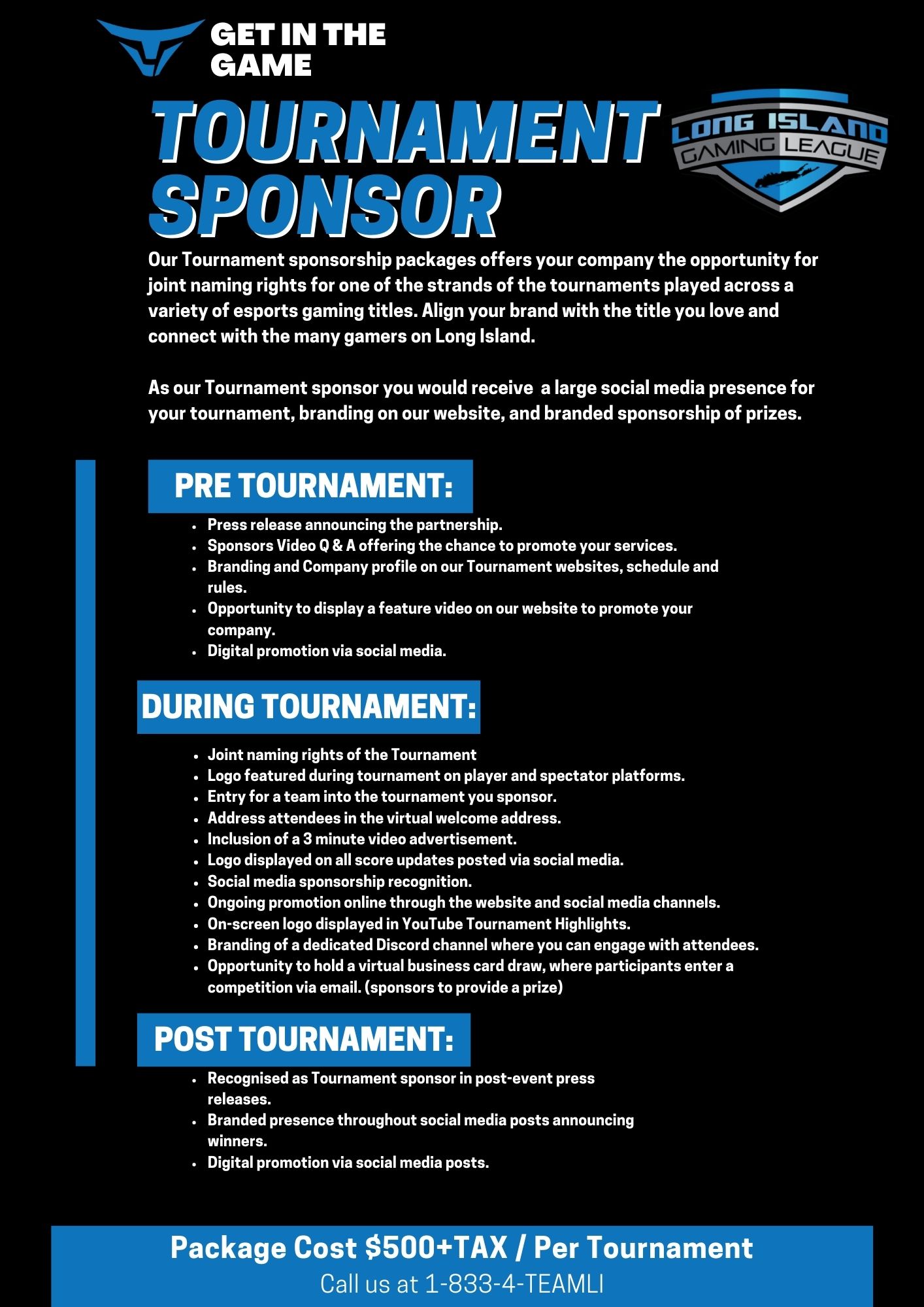 Tournament Sponsor